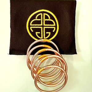 Champagne (Large) 6 bangles. Original All Weather Bangles from BuDhaGirl.